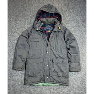 Vintage John Weitz Jacket Mens Medium Hooded Long Winter Parka 90s